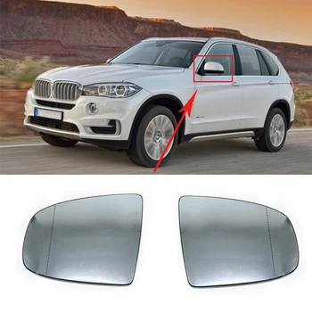 

Car Rearview Mirror 4-Line Rearview Lens Suitable for BMW X5 X6 E70 E71 2008-2013