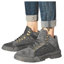 SAGACE/мужские повседневные уличные бархатные Нескользящие инструменты для военных дышащих сапог; подходящие модные ботинки с круглым носком