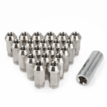 

Car Modification 20PCS Stainless Steel Lug Nuts M12x1.25 M12x1.5 M14x1.5 M14x2 Wheel Nuts Bolts For Mitsubishi Acura Mazda