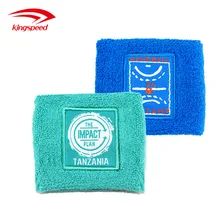 Li Zicheng спортивные Напульсники настраиваемые хлопок впитывающие пот полотенца Фитнес Бег ремешок тканые этикетки логотип