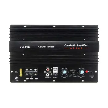 

PA-80D 12V 1000W Mono Car Audio Power Amplifier Bass Subwoofer Amplifier Board