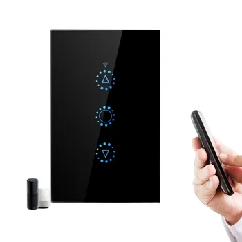 

Wi-Fi Smart Dimmer Touch Switch Voice Control Compatible with Alexa Google Home APP Schedule Light Control Touched Switch