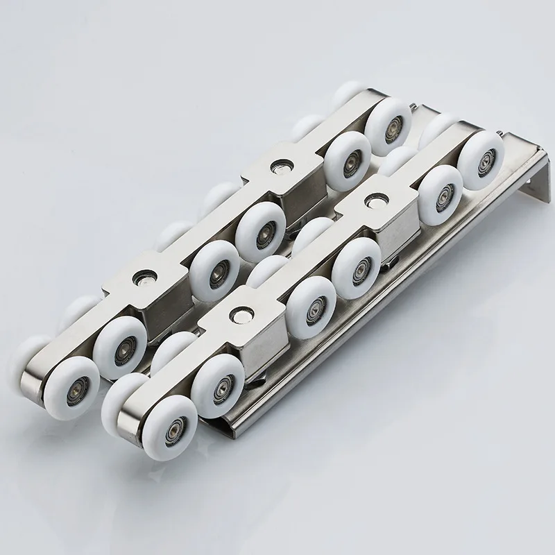 

One lure fishing diantong 086 Boutique Hanging Slider Stainless Steel Pulley Hanging Rail Nylon Wheel Mute Wood Door-sliding Han