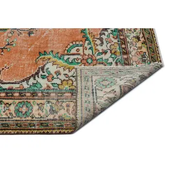 

Handmade Natural Vintage Turkish Area Rug 184x295 Cm-6'0''X9'8''