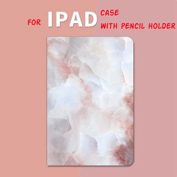 

Pomegranate marble Flip Cover For iPad 7th Air Air2 Pro 9.7 10.5 11 10.2 12.9 2019 Mini4 mini5 Tablet Case with pencil holder