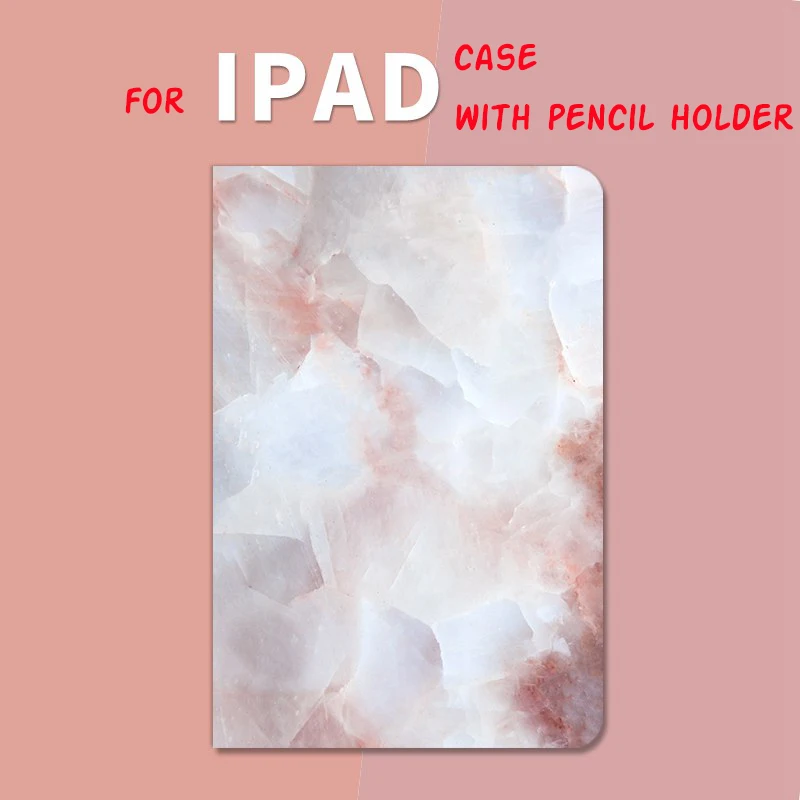 Чехол книжка с гранатовым мрамором для iPad 7th Air Air2 Pro 9 7 10 5 11 2 12 2019 Mini4 mini5 чехол