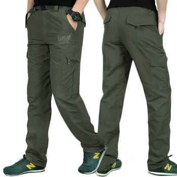 

Men Summer Quick Dry Pants Waterproof Army Military Pants Joggers Mens streetwear Outdoors Tactical Trousers 4XL Pantalon Homme