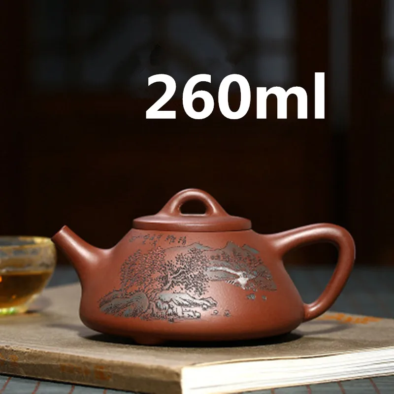 

Teapot Yixing Zisha Clay Chinese Porcelain Teapots Tea pot Ceramic 260ml New Arrived High Quality With Gift Box