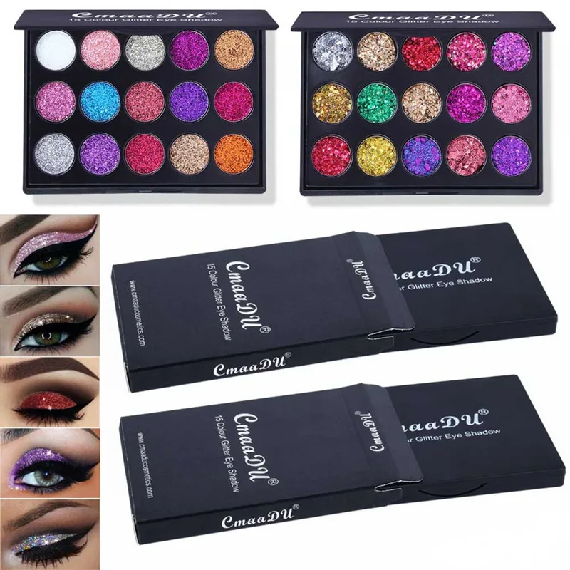 Алмазная блестящая палитра теней для век Shimmer Eye Shadow Pallete Fashion beauty Eyes MakeUp Powder Pallete Korea Cosmetics