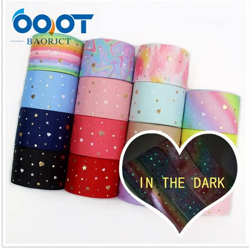 OOOT BAORJCT I-19916-2172 38 мм 5 ярдов новые флуоресцентные цветные печатные корсажные ленты