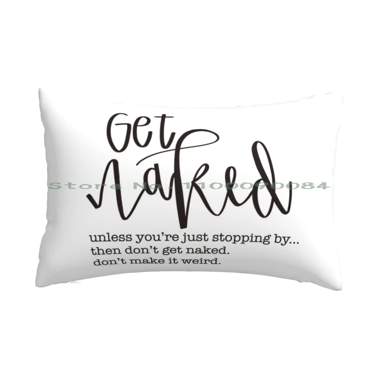 

Get Plain Bathroom Decor Pillow Case 20x30 50*75 Sofa Bedroom Calligraphy Art Bathroom Get Classy Long Rectangle Pillowcover