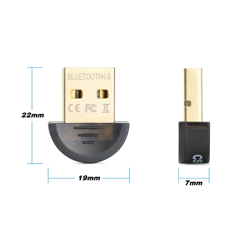 Мини Bluetooth 4,0 USB 2,0 CSR4.0 адаптер ключа для Win 8 7 XP ноутбука ПК броский