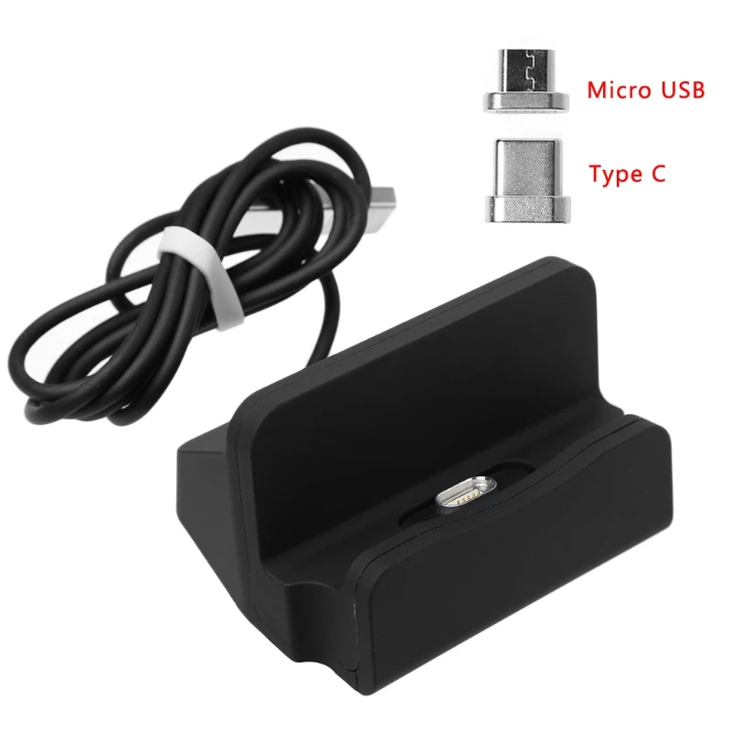 2 Магнитный разъем Micro usb type C зарядная станция Док-станция для телефона Android DXAC - Цвет: 2