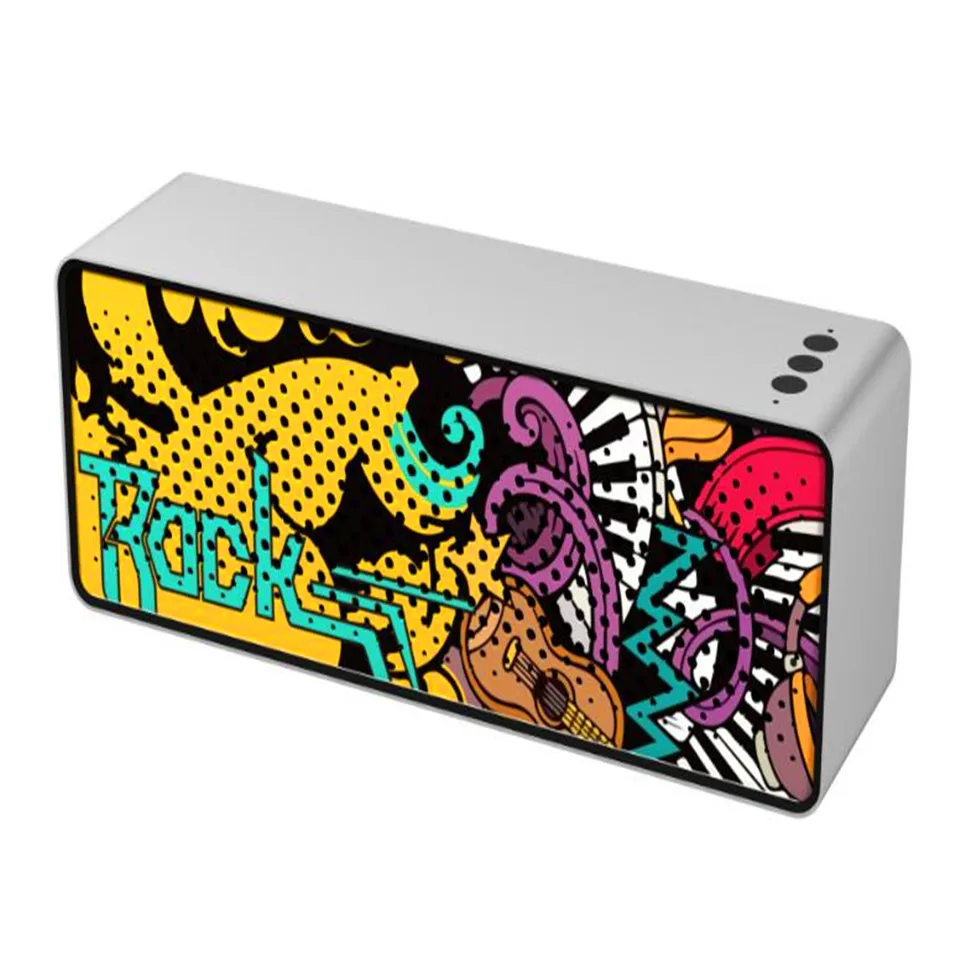Граффити говорящая Bluetooth Колонка компьютерная Usb музыка Hands Free телефонная коробка динамик аудио 3,5 мм Саундбар активный бумбокс