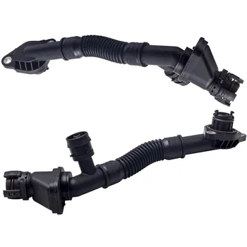 

2PCS LH RH For BMW 550i 650i 750i X5 X6 4.4L V8 Crankcase Vent Hoses 11157646087 11157646086 11157575642, 11157575643