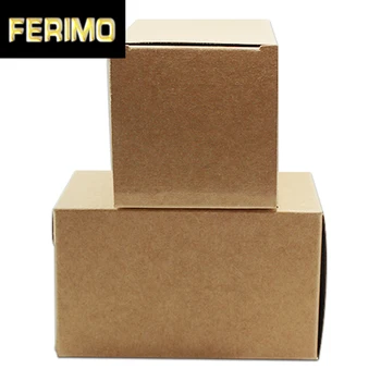 

Kraft Paper Brown 8*8*12cm 100Pcs/ Lot Cardboard Packaging Box Safety-pins, Crafts Small Battery Paperboard Party Boxes