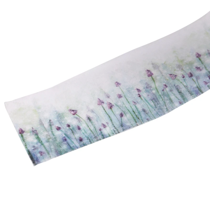 2 Pcs Tape:1 Pcs 1.5Cm Wide Luxuriant Flowers Washi Tape Adhesive Tape DIY Tape& 1 Pcs Flower Washi Tape 10M Auto Decorative A