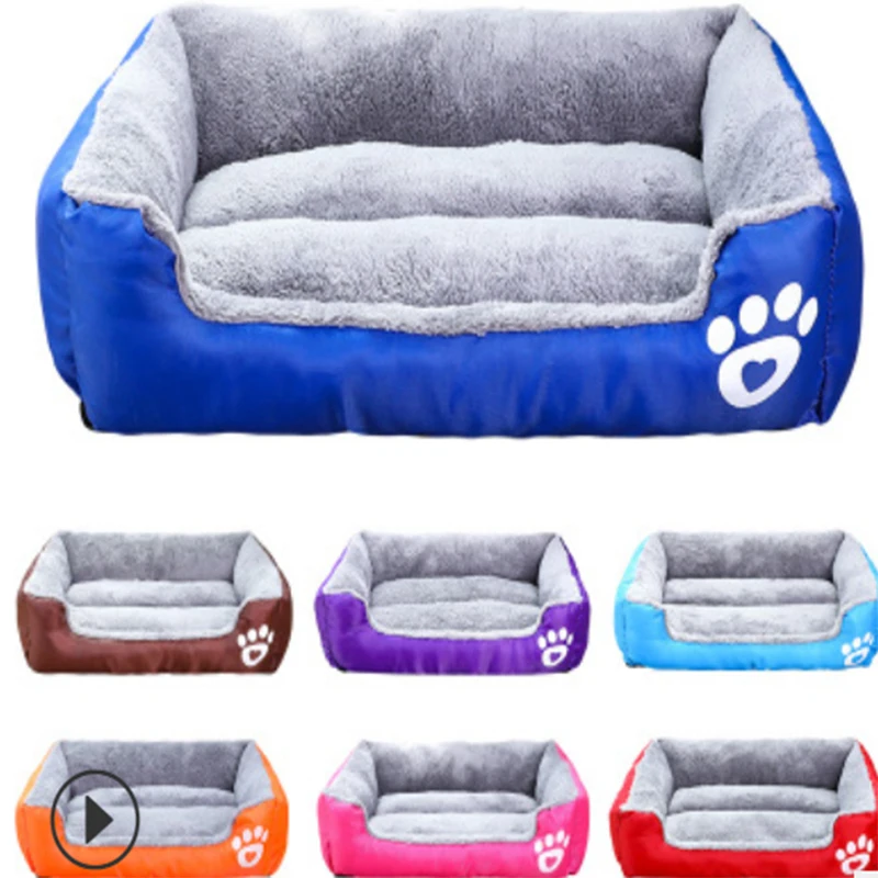 

Kennel dog mat color warm dog bed big medium and small dog bed winter explosion