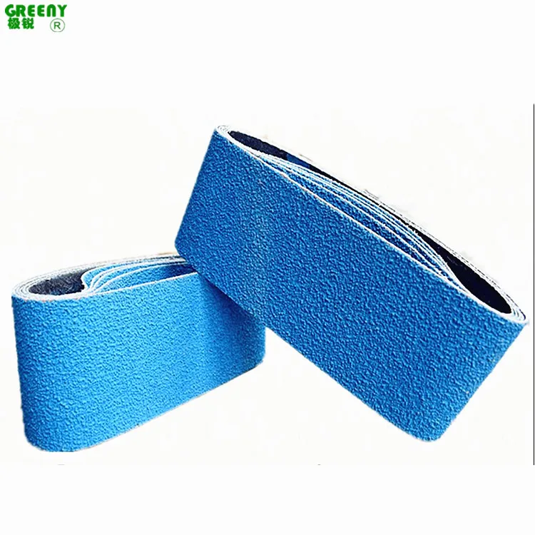 

Stainless Steel Abrasive Belt 610*100 Tank Machine Beveiling Machine Fused Zirconia Alumina Blue Abrasive Belt Stainless Steel O