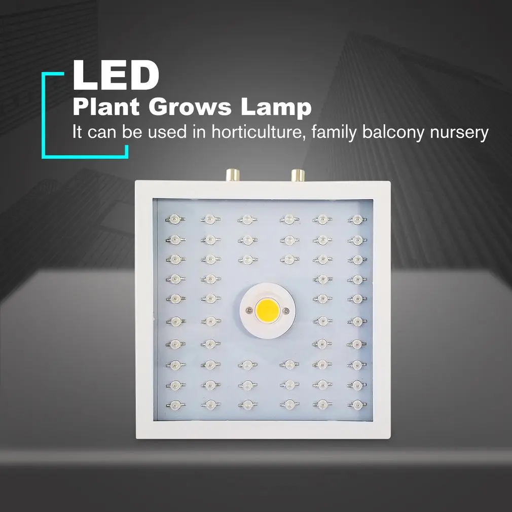 Plants LED Grow Light Full Spectrum 1000W Double Chip Red/Blue/UV/IR Small Square Light For Indoor Plants VEG BLOOM