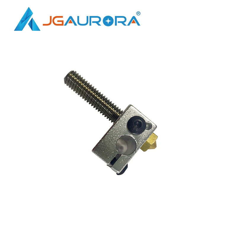 JGAURORA экструдер Горячий Конец комплект 0,4 мм сопло 1,75 мм горло трубка с алюминиевым нагревательным блоком для волшебного 3d принтера