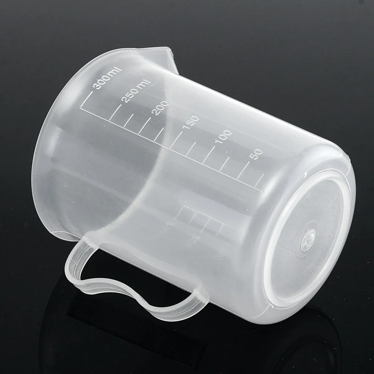 New 250ml Plastic Measuring Cup Clear Double Graduated Cylindrical Measuring Jug Lid Measuring Tools Baking Kitchen Accessories