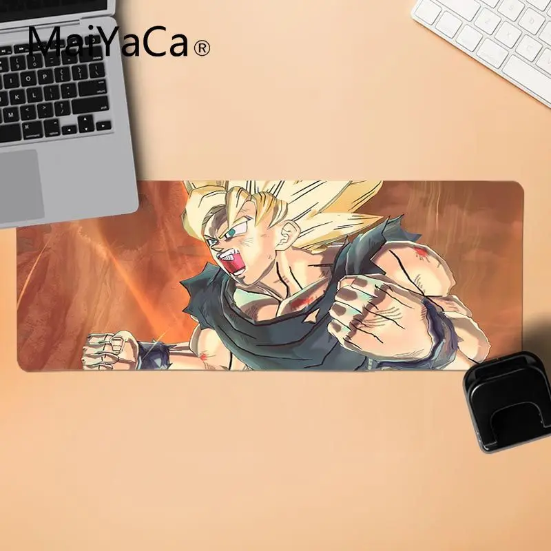 Красивое аниме maiyaca dragon ball, крутые офисные мыши для геймера, мягкий коврик для мыши, резиновая мышь, прочный Настольный коврик для мыши - Цвет: LockEdge 30X90cm