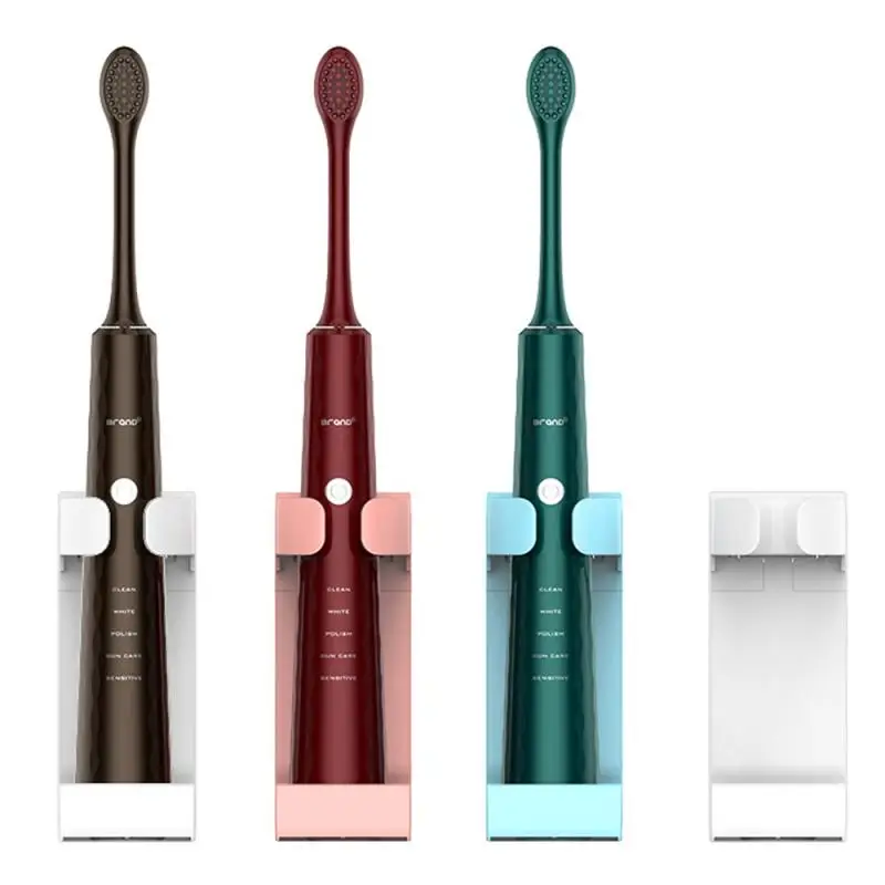 Electric Toothbrush Holder Punch Free Easy Clean Rack Space Saving Organizer Universal Wall Mounted Traceless Base Stand | Дом и сад