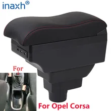 Accoudoir intérieur de voiture pour Opel Corsa D, boîte de rangement à surface incurvée, pièces de rénovation, accessoires de voiture