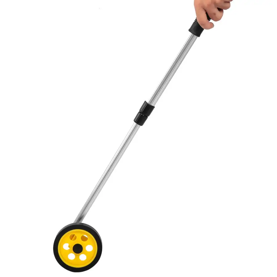 WS202 C2 Telescopic Handle High Visibility Distance Measuring Wheel 0