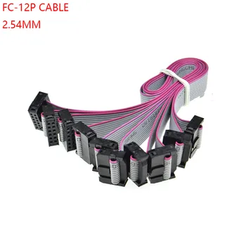 

10PCS FC-12p 30CM 2.54MM pitch JTAG AVR ISP DOWNLOAD CABLE 12P WIRE 12PIN Gray Flat Ribbon Data Cable FOR DC3 IDC BOX HEADER