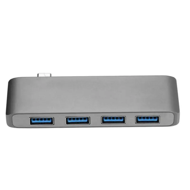 B Прочный type-C концентратор многофункциональный портативный USB 3,0-Dual USB 3,0+ TF/CF кард-ридер для Windows Mac OS Linux универсальный - Цвет: B