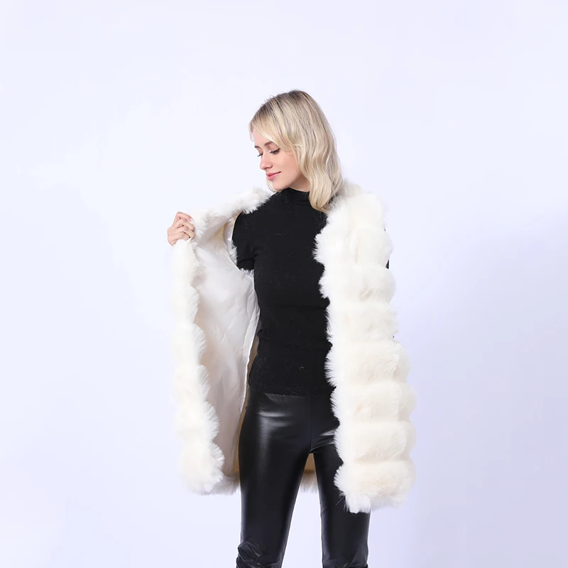 

Fashion Women Warm Waistcoat Vest Coat Gilet Jacket Faux Fur Outwear Cardigan faux fur Fox fur coat