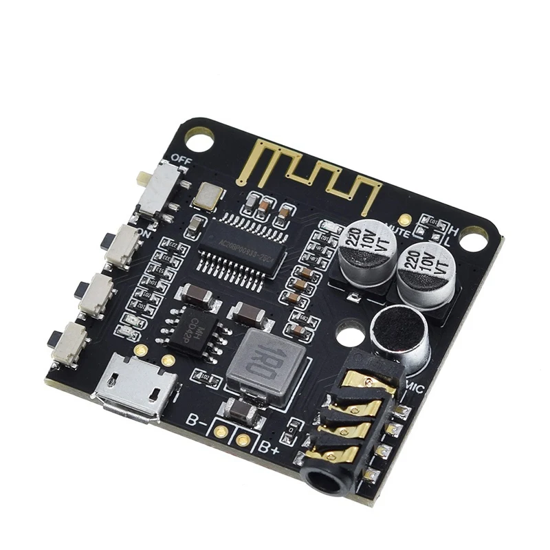 TZT Bluetooth-5.0 Decoder Audio Board BT5.0 PRO MP3 Verlustfreier Player Stereo Musikverstärker Modul mit Gehäuse – Detail 16