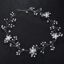 Свадебный обруч для волос с орнаментами модные аксессуары для волос Свадебные аксессуары для волос женский головной убор украшение TS29