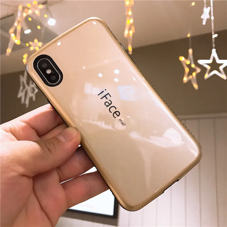 Iface mall сверхмощный чехол для IPhone 11 11 Pro MAX противоударный для задней крышки, Твердый чехол 11Pro XS max XR X Чехлы для мобильных телефонов - Цвет: Gold