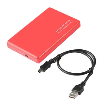 

2.5 inch Hard Disk Case 2.5'' SATA USB2.0 Hard Disk Box Portable Tool Free SSD Disk HDD Box External Hard Drive Enclosure for PC