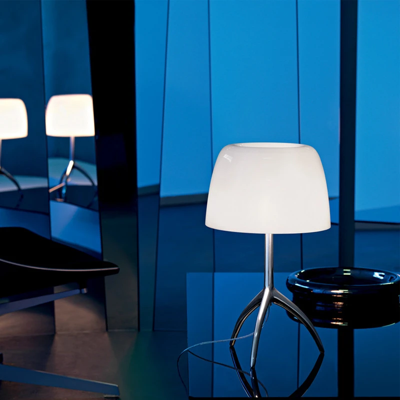 Lampe de chevet moderne en verre, design nordique, décoration de bureau,  italien, Foscarini, lampe de Table pour salon, chambre à coucher, bureau |  AliExpress