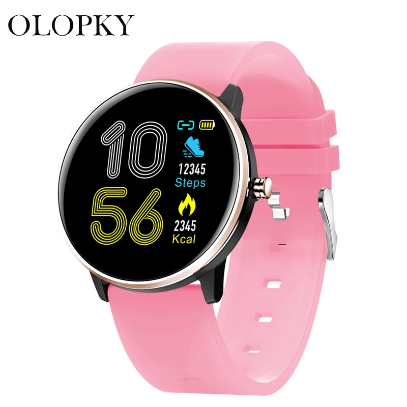 

Cobrafly Men Women Smart Watch Full Screen Touch IP68 Waterproof Heart Rate Monitor Fitness Tracker Smartwatch For IOS Android