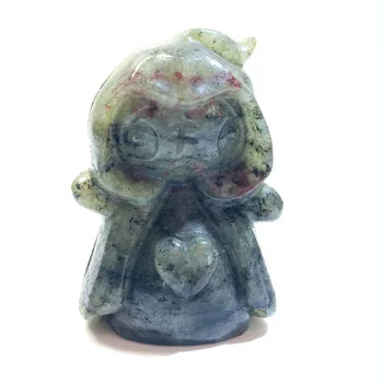 

Natural mixed stone witch crystal crafts statue halo stone statue home decoration quartz art therapist guardian