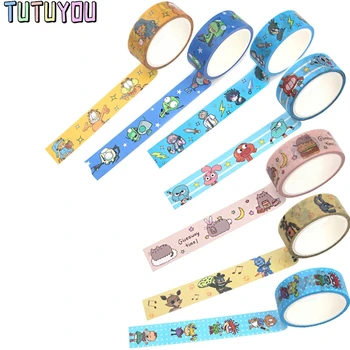 

PC940 1pcs Cartoon Washi Tape Decorative Adhesive Tape Diy Scrapbooking Sticker Label Craft Masking Tape For Kids