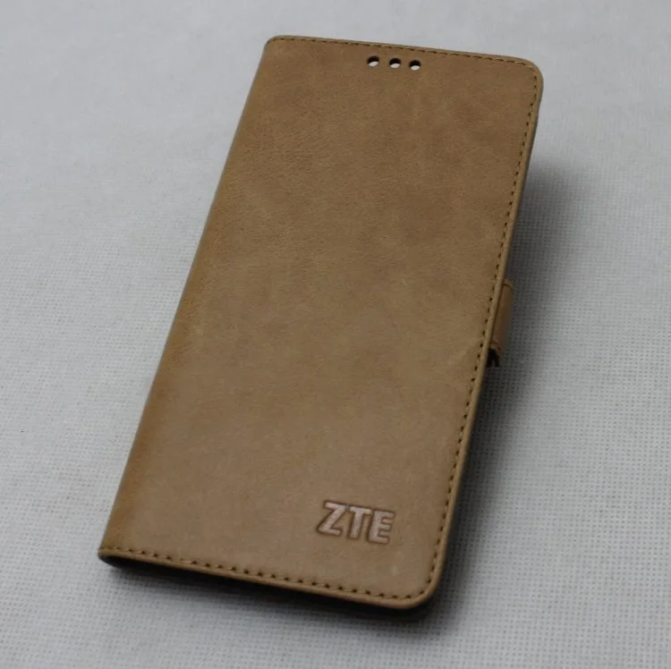 Настоящий чехол для zte Blade V9, модный кожаный флип-чехол для телефона v9, роскошный чехол из телячьей кожи