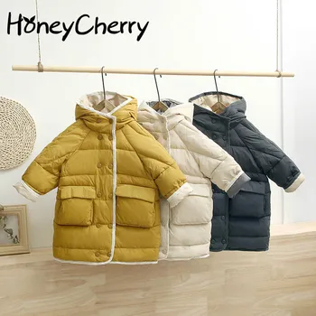 

New Style for kids down jacket Winter Long Children's down Jacket Thickened down Jacket boy winter coat