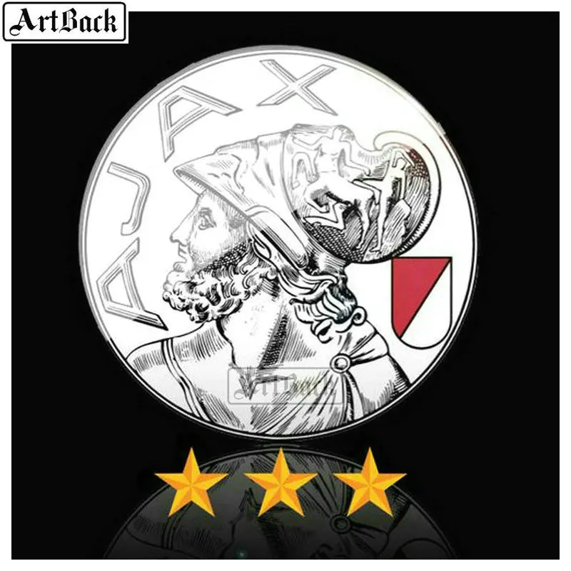 Алмазная картина ajax футбольный значок сборная Нидерландов полная квадратная Алмазная мозаика 5d наклейка Рождественский подарок для детей - Цвет: G