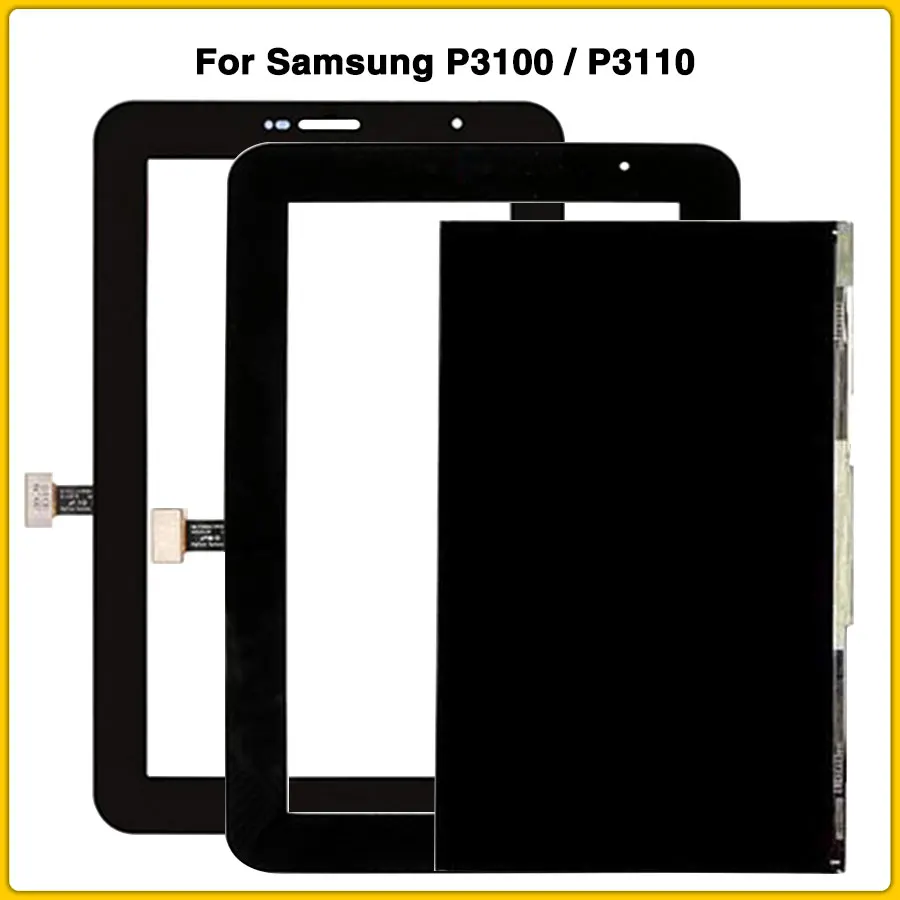 P3100 ЖК-дисплей Сенсорная панель для samsung Galaxy Tab 2 7,0 P3100 P3110 ЖК-дисплей сенсорный экран панель дигитайзер сенсор