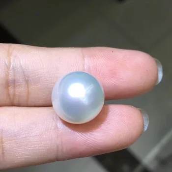 

100% Natural Australia Origin 13-14mm Round Ocean White Pearl Loose Gems Loose Pearls