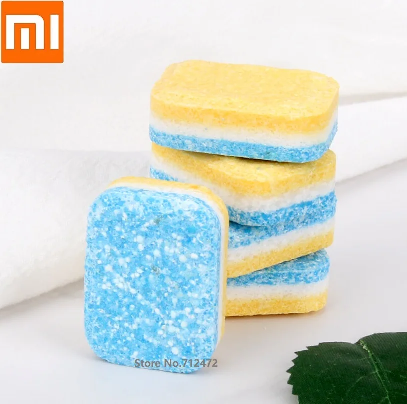 Xiaomi чисто-n-свежий мытья в посудомоечной машине блок 30 шт., что обеспечивает глубокое очищение кожи моющее средство для посудомоечной машины планшет чистящий посудомоечный промойте блок