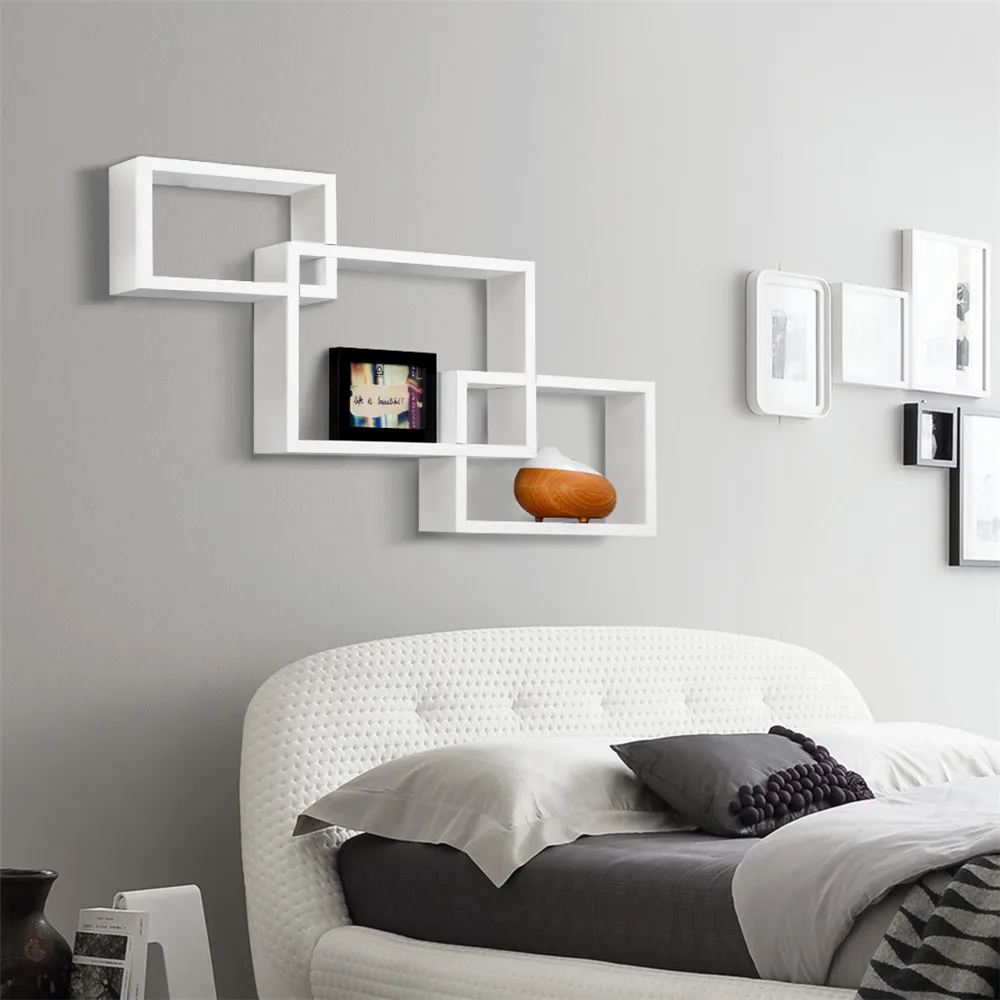  Finether Wall Mount Bookshelf, Wall Shelf, Dvd Shelf, Rack Bookcase Storage Display Organizer book safe  (home decoration, DIY)3