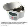 Limpiador ultrasónico Digital para baño ultrasónico, 600ml, máquina de limpieza de placas de circuito para joyería y gafas ► Foto 2/6
