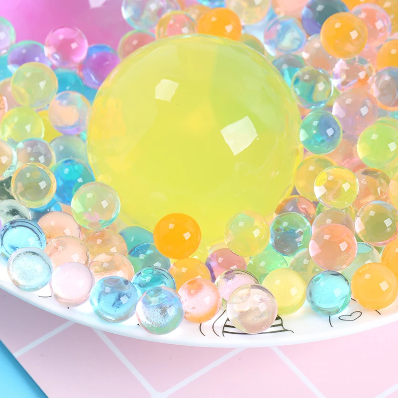 200 Pcs Water Pearl Shaped Crystal Beads Mud Grow Magic Jelly Balls Home Decor Aqua Soil Wholesales | Дом и сад